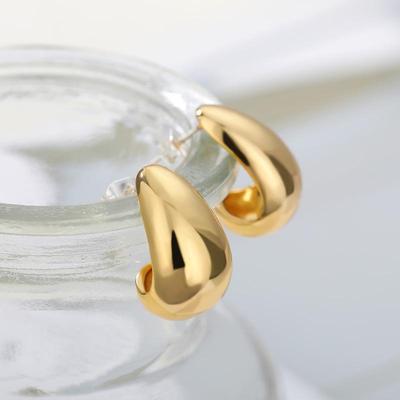 Chubby Water Drop Earrings