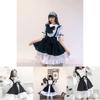 Beautiful Gothic Lolita Dress With Apron And Headdress Perfect For Cosplay Events