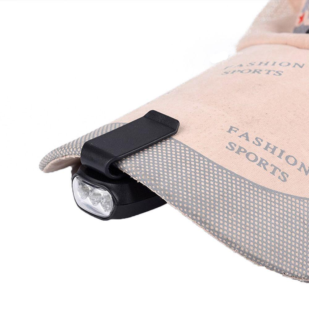 Hands Free Rotatable 90 Degree Bright Headlamp Hat Lamp Clip-On Caplight Clip-on Cap Lamp