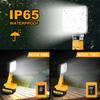 2PCS Cordless LED Work Light - 6000K Flood Light w/ 2 Brightness Modes, Portable for Camping/Outdoor