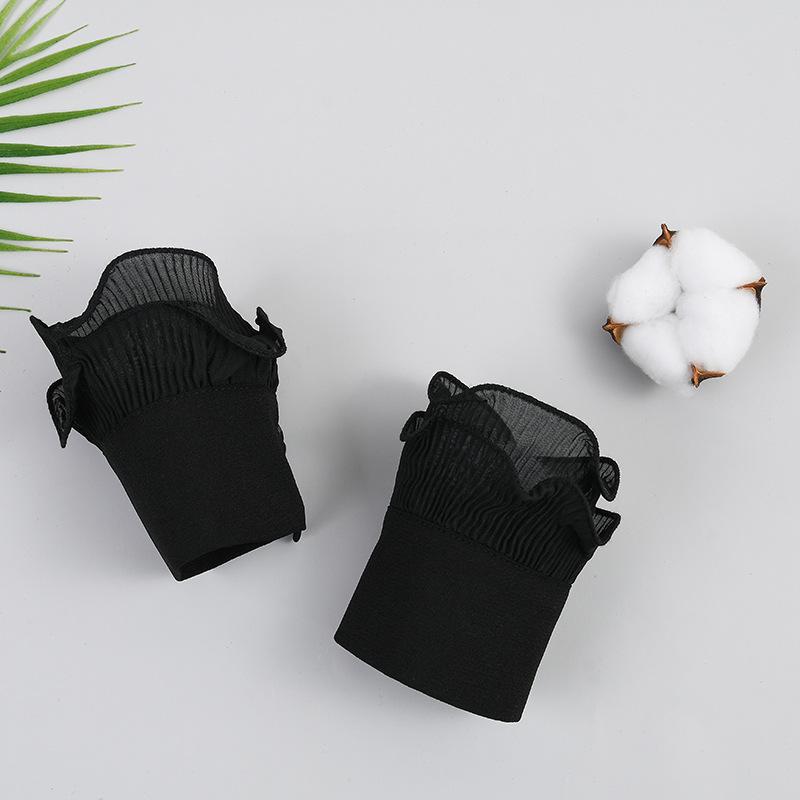 Ruffle Stand Fake Collar + Fake Cuffs Decoration Womens Blouse Detachable Shirt Collar Sweater False Collars Top Accessories