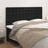 VidaXL Headboard Bedroom Furniture Bed Accessories Single Bed Heads Interior Bed Frame Heads Black 180x5x118/128 3116434