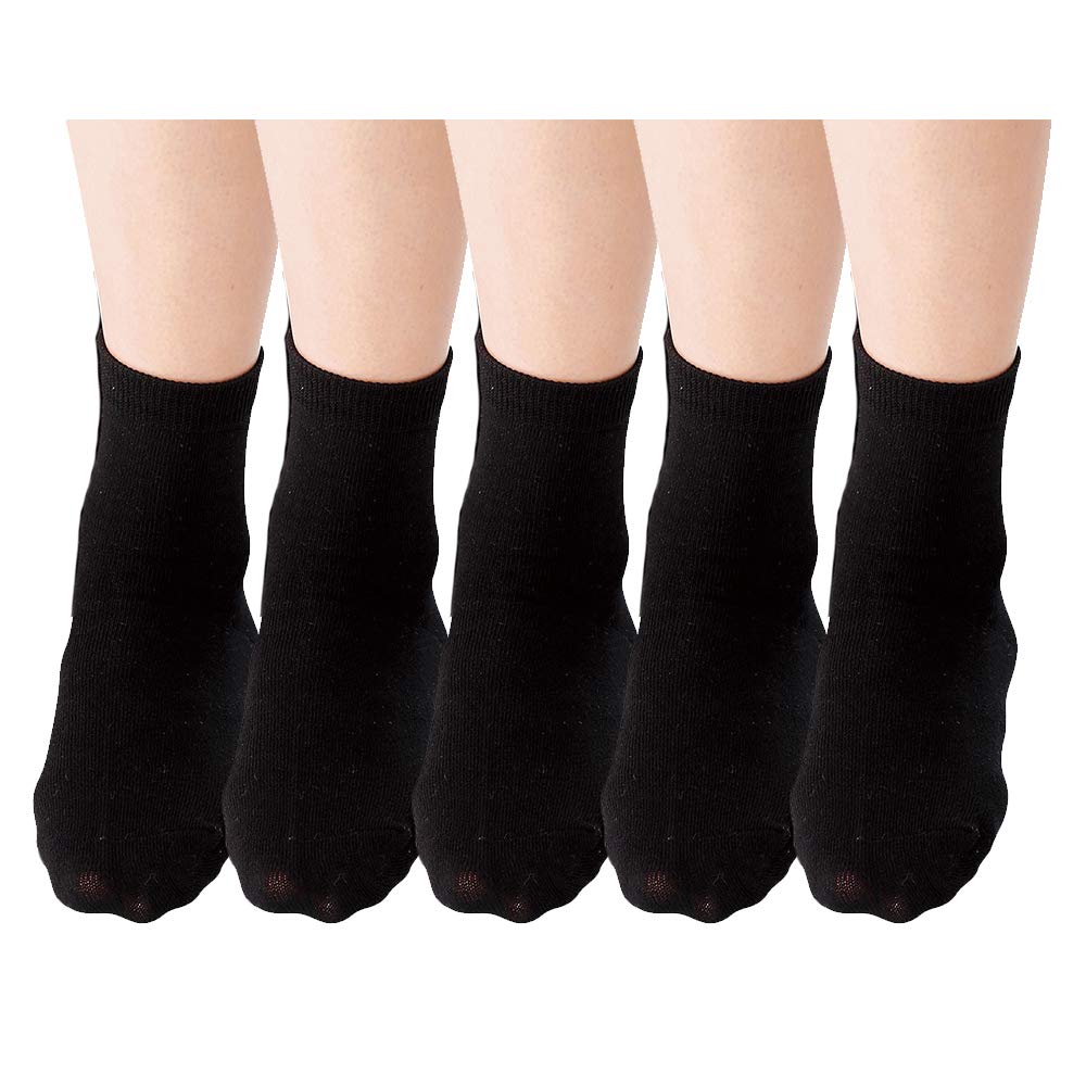 

Nursery Nurse Value Pack of Crew School Sizes Black 9000564A Socks, 5, Length, Socks, Women s, 23.0-25.0 cm, (5-Pair Set)