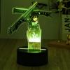 Anime Figures 3D Lamps Attack On Titan LED Night Light Cartoon Children Gifts 7 Colors Smart Touch USB Lamp Bedroom Decoration