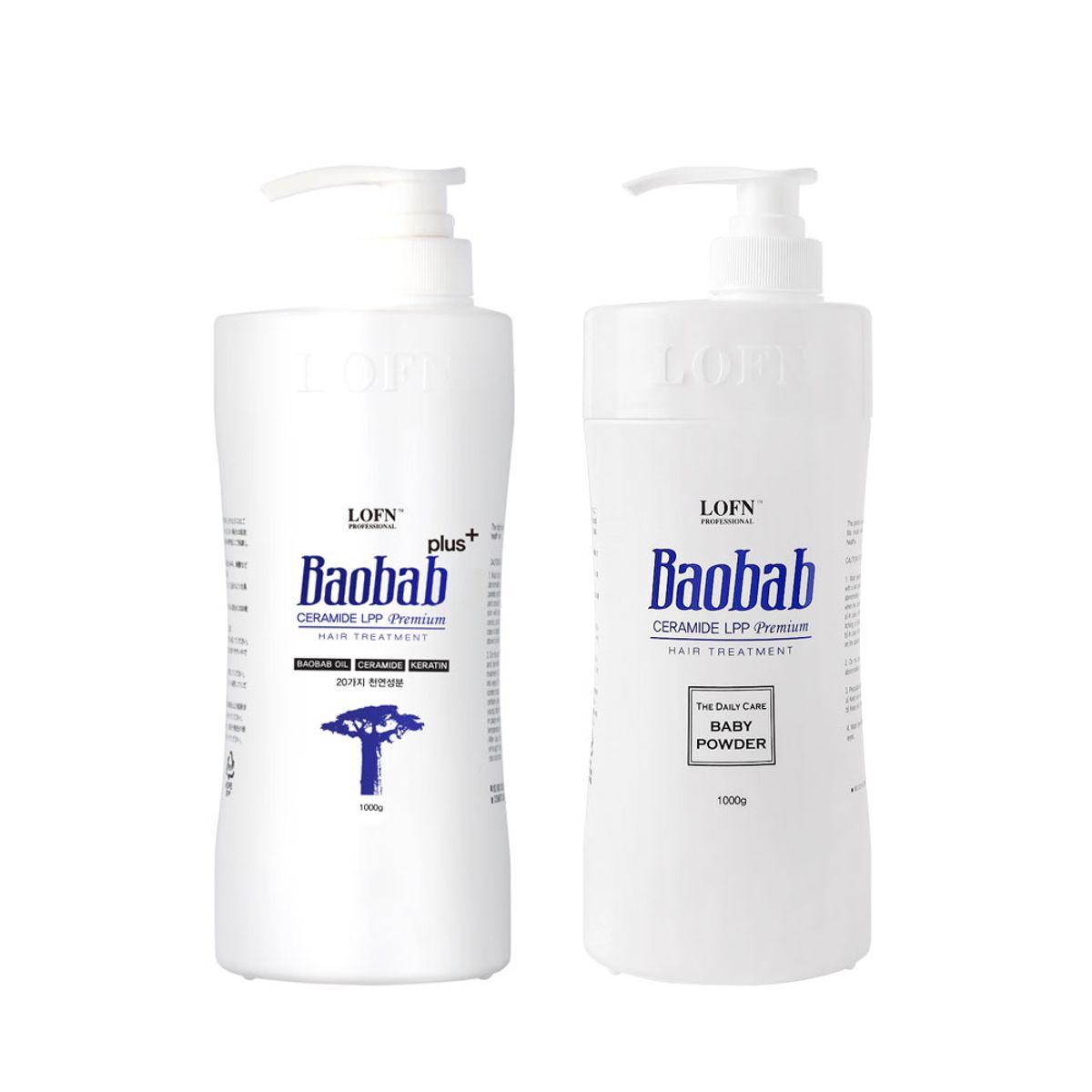 Baobab LPP National Treatment Plus 1000ml + Treatment Baby Powder 1000ml
