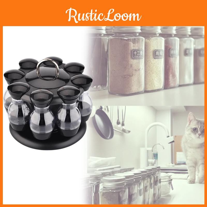 Behälter Drehbar Gewürz Langlebig Küchenarbeitsplatte Zuhause Esszimmerbedarf Raum