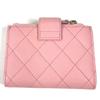 Chanel AP1928 CC Logo Quilted Matelasse Double Zip Card Case Compact Wallet