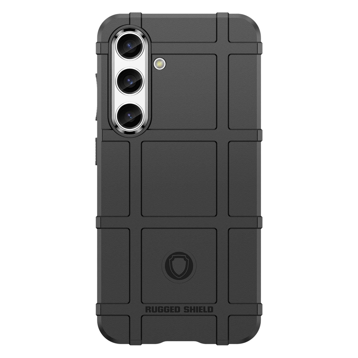 

Square Grid Texture Shell for Samsung Galaxy S24 Flexible TPU Phone Case Black