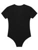 Men Sexy One Piece Lingerie Solid Color Short Sleeves Press Crotch Bodysuit Romper Pajamas