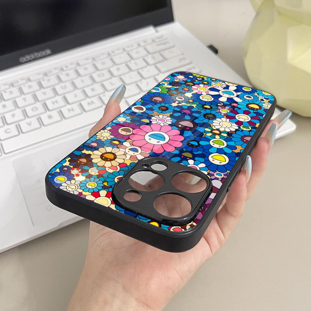 

KaiKai KiKi Phone Case Glass For Samsung Galaxy S26 S25 S23 S24 S21 S22 S20 Ultra Fe Plus A16 Cover Galaxy S22 Ultra 5G