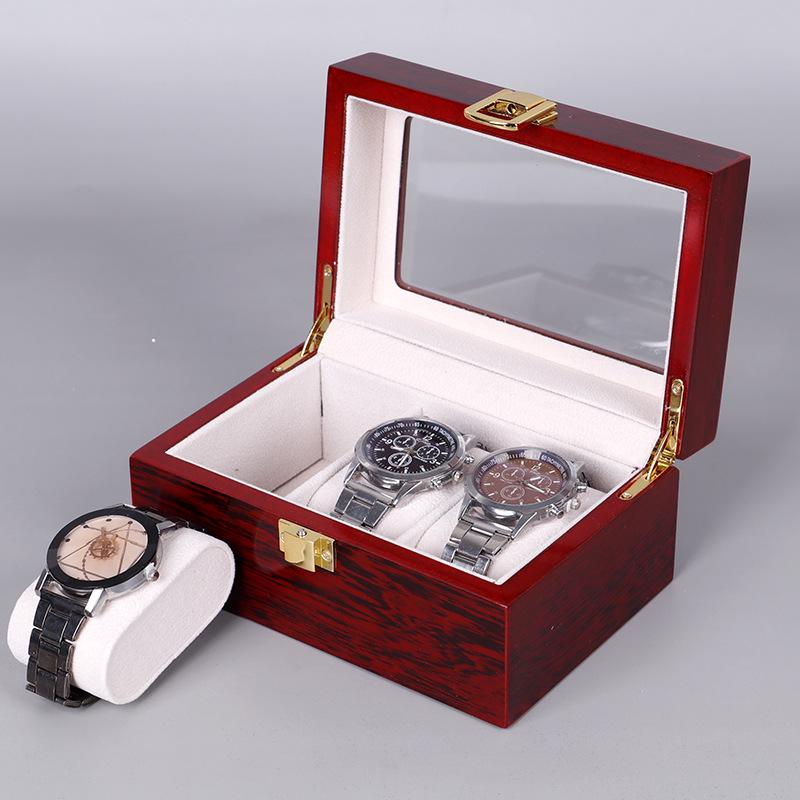 Tan Yun Zhiyuan Einbrennlack Uhren-Ausstellungs- & Aufbewahrungsbox