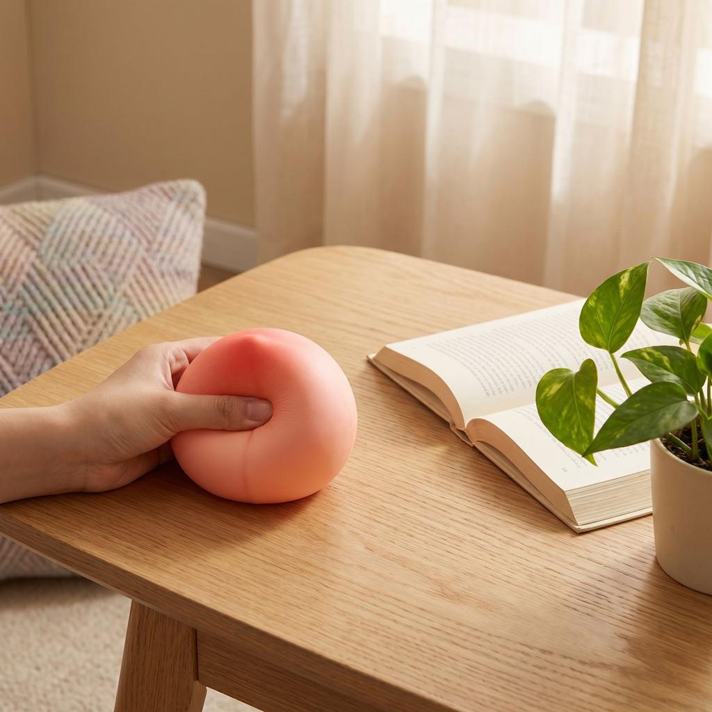 Decompression Simulation Peach Venting Tool Big Peach Pinch Music Q Soft Slow Decompression And Stress Relief Toy.