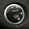 Samolepicí kryt tlačítka Start Stop motoru z uhlíkových vláken pro Benz třídy C GLC C200l