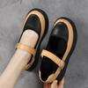 Fashion Women's Mary Jane Shoes 2024 Autumn Shallow Thick Sole Casual Shoes for Women Sneakers Outdoor Buckle Big Size 42 Women's Shoes