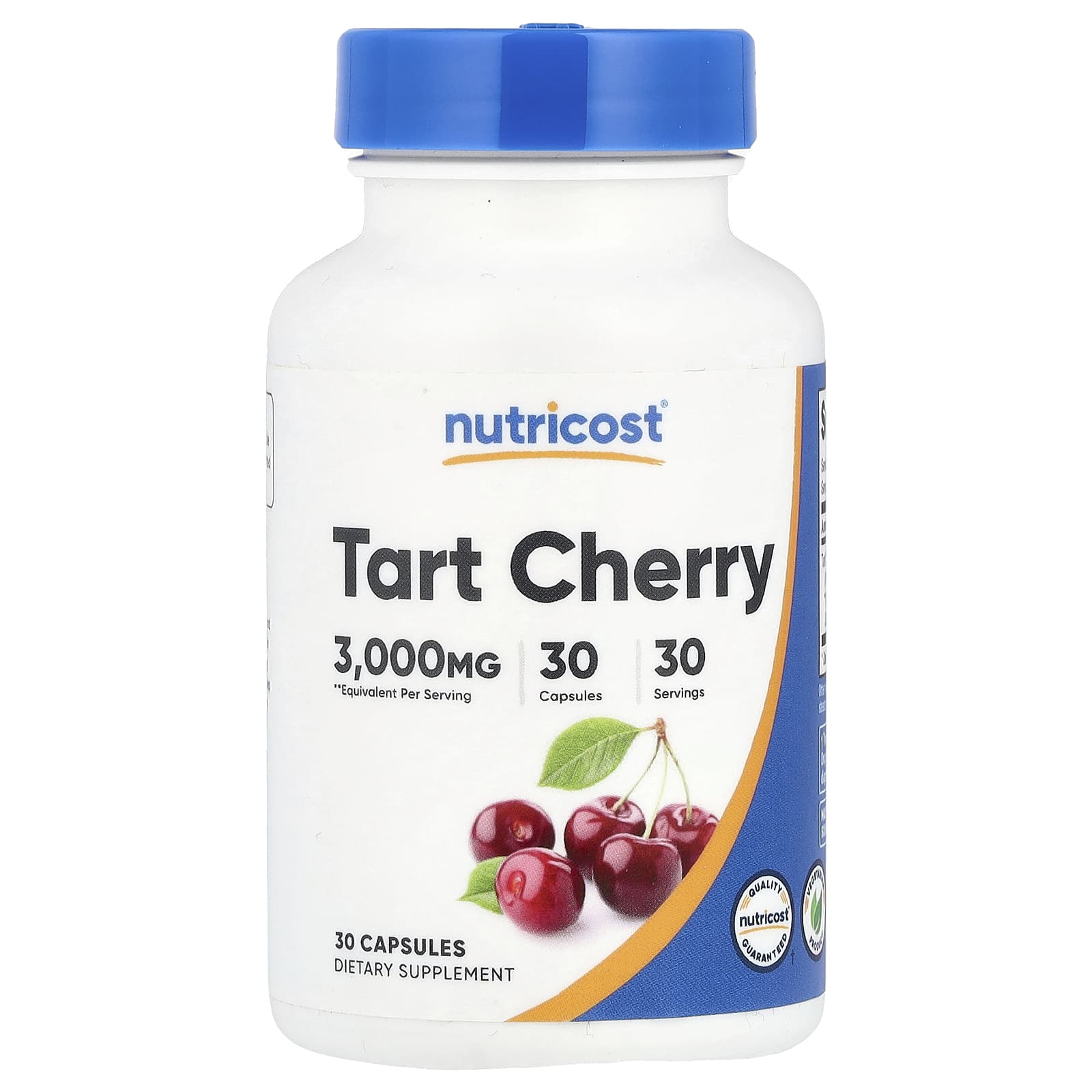 

Tart Cherry, 3,000Mg, 30 Capsules