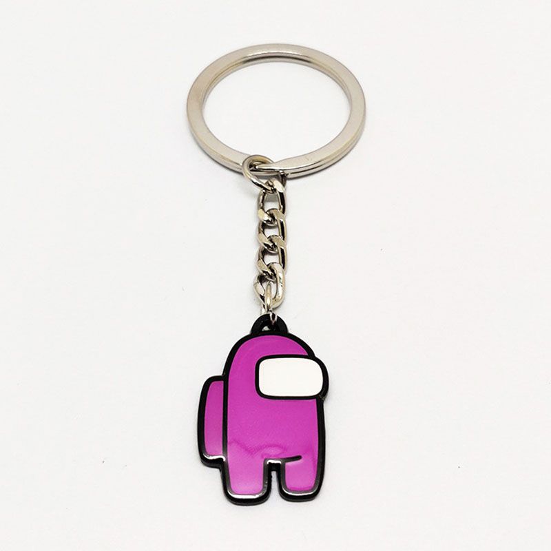 Keyrings Crewmate Car Keychains Schoolbag Buckles Xmas Kids Fans Gift
