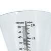 Clear Plastic Cone Rain Gauge Innovative Starter Gardening Plant Growing