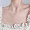 Elegant Moissanite Four-Leaf Clover Pendant Necklace - S925 Sterling Silver