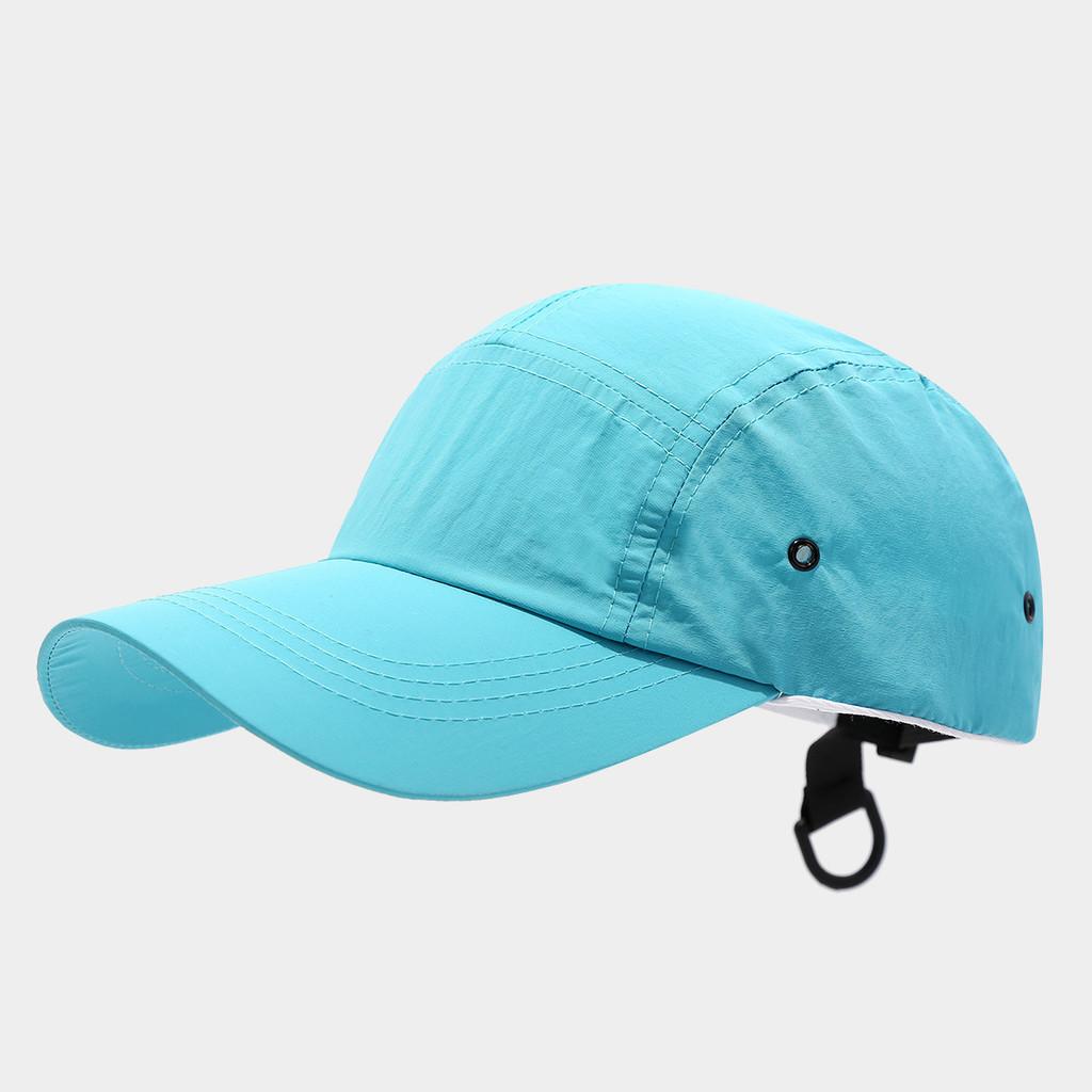 

Adult Kid Unisex Baseball Cap With Sun Protection Breathable Polyester For Summer Casual Wear LakeBlue,Child
