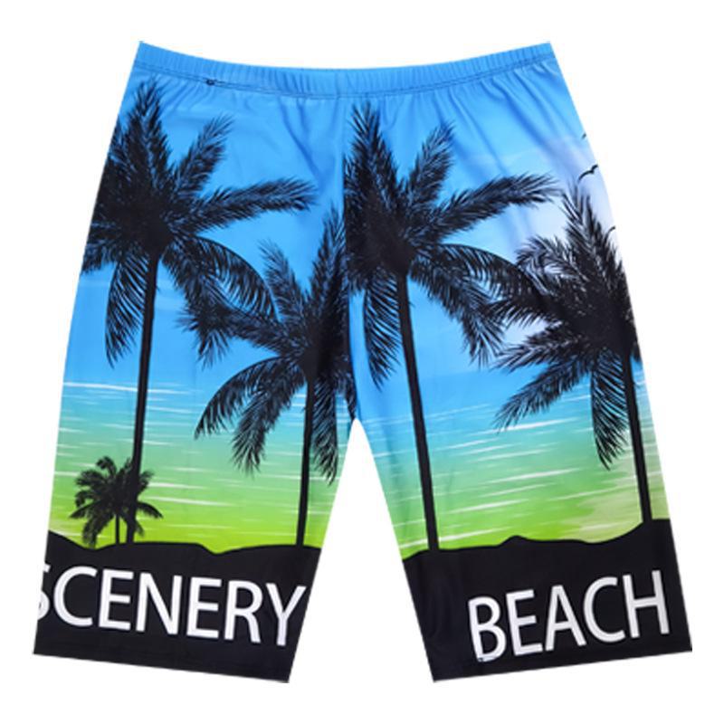 Calções de Banho Masculinos de Comprimento Médio, Boxer Longo de Praia Profissional, Fato de Banho de Tamanho Grande para Meninos para Águas Termais