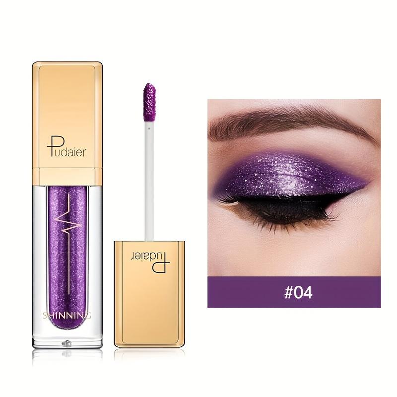 Make Up Liquid Eyeshadow Waterproof Glitter Pigments Purple Gold Metalic Women Beauty Gel Eye Shadow Cream 18 Colors Makeup Shimmer Shadow