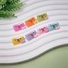 100pcs Valentine's Day Cute Love Heart Envelope Love Letter Resin Charms for Earrings Necklace Keychain Diy Jewelry Making