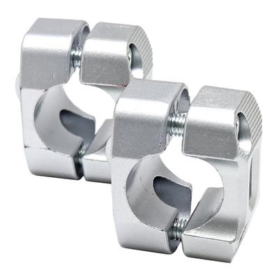 Nakira Adaptador de Mesa de Guidão de Bicicleta para 22,2mm para 28,6mm Altura 19mm nkr962 (Prata)