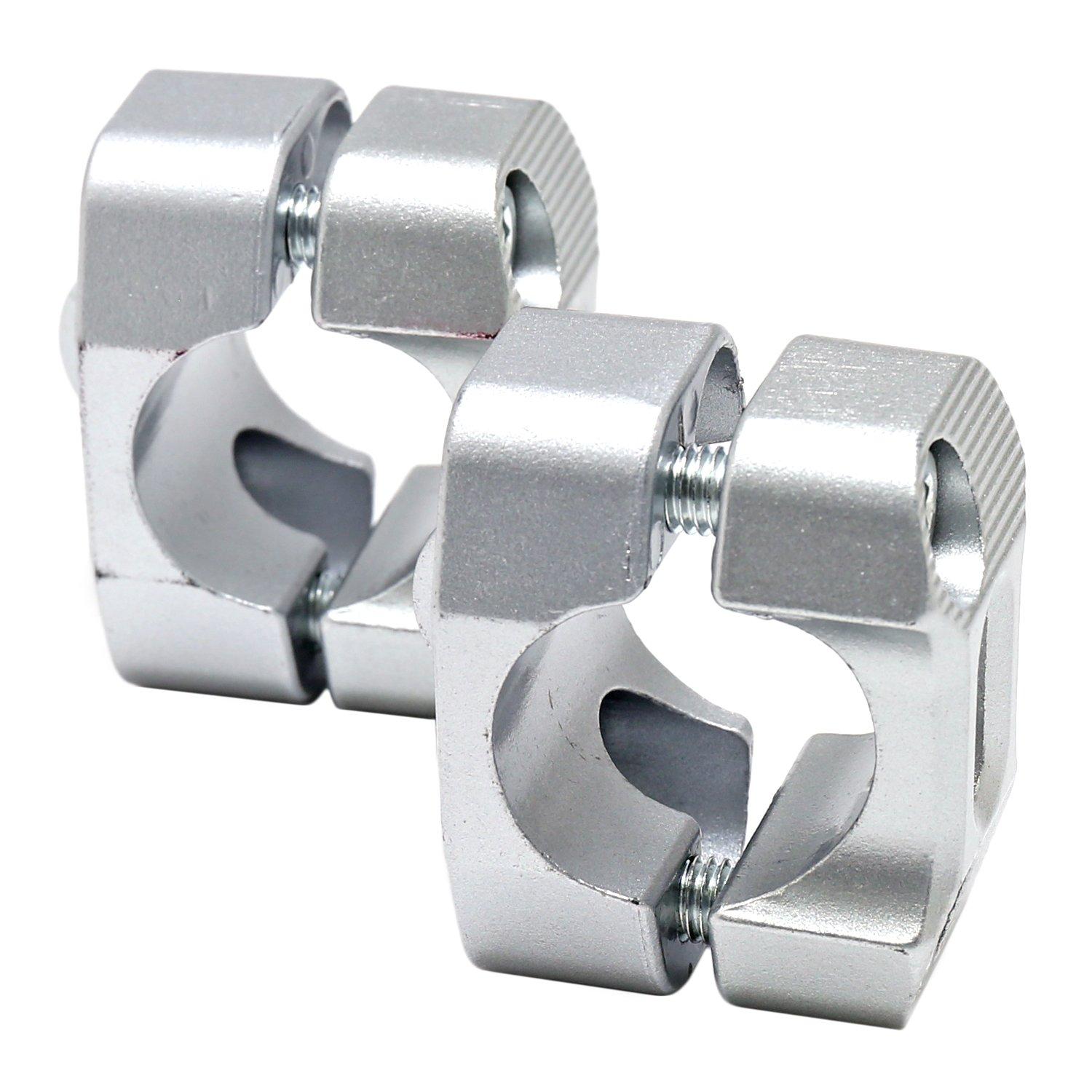 

nakira Bike Handle Post Burrise Adapter for 22.2mm to 28.6mm Height 19mm nkr962 (Silver) серебряный