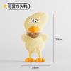 Durable Plush Duck Toy Dogs - Squeaky Chew With Rope Knot Design Ideal Small To Large Breeds