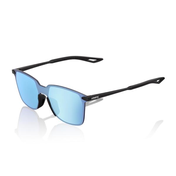 Baegpeosenteu Leger Square Soft Tact Black - Hyper Blue Mirror