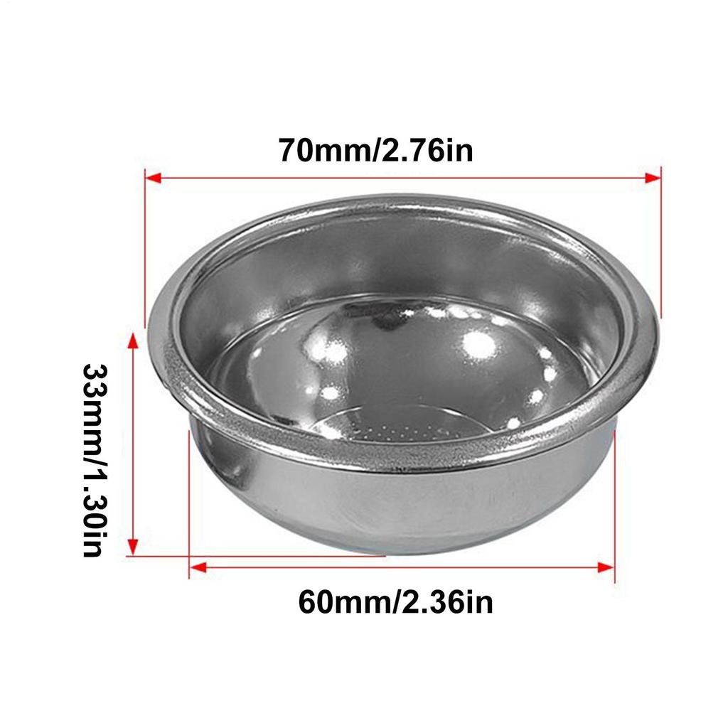 Siebträgerkorb Korb 58mm Präzisions-Extraktionshalter Präzisions-Kaffeebrühkorb Für Zuhause Professionellen Enthusiasten Café