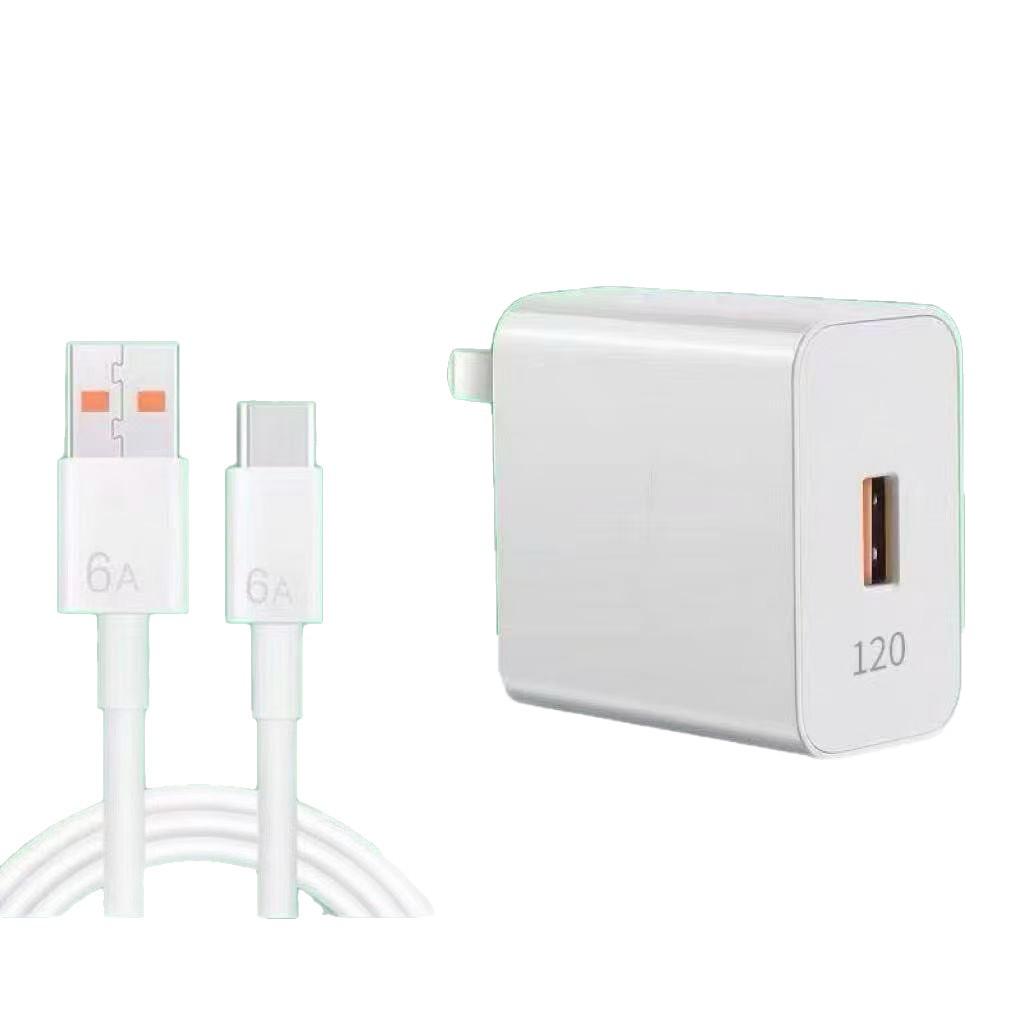 Huawei Compatible 120W Super Fast Charger with 100W Honor Phone Support & 66W Flash Charging Data Cable Plug