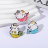 Adorable Mermaids Cats Brooch With Vibranting Color Sturdy Pin Designs Unisex Fashion Accessory For Daily Use Event