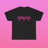 Underpaid & Overstimulated Unisex Heavy Cotton Tee Y2K Iconic Funny It Girl Meme Phrase Shirt Sassy Sarcasm Gift Unhinged Chaotic Quote
