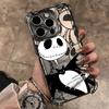 Custodia per Telefono Placcata The Nightmare before Christmas Per iPhone 17 17e 16 15 14 13 12 11 Pro Max X XR XSMax Mini Air Plus Anti-Caduta