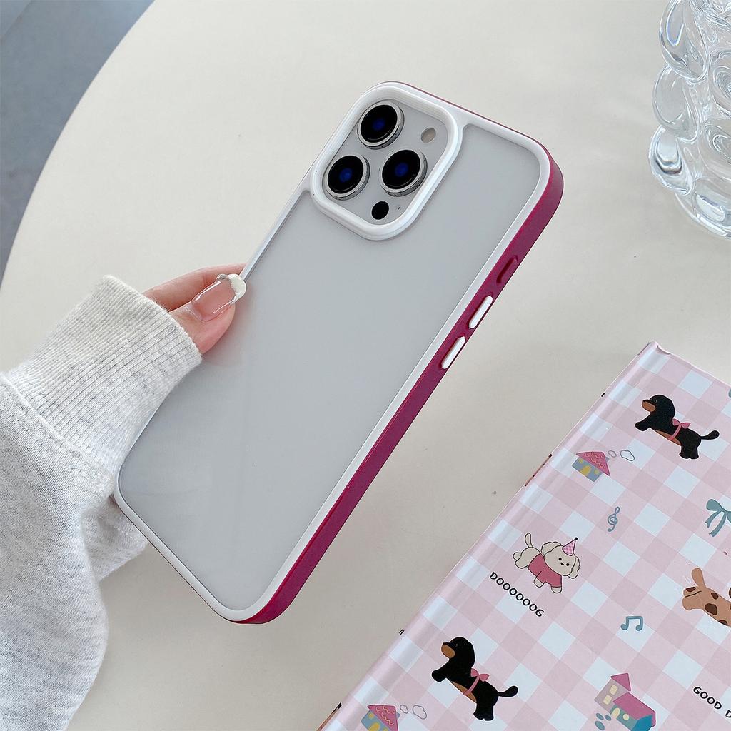 Classic Udun Mobile Phone Case Protective Cover for Apple 2-in-1 Mobile Phone Case Simple High-end Transparent Acrylic Mobile Phone Case