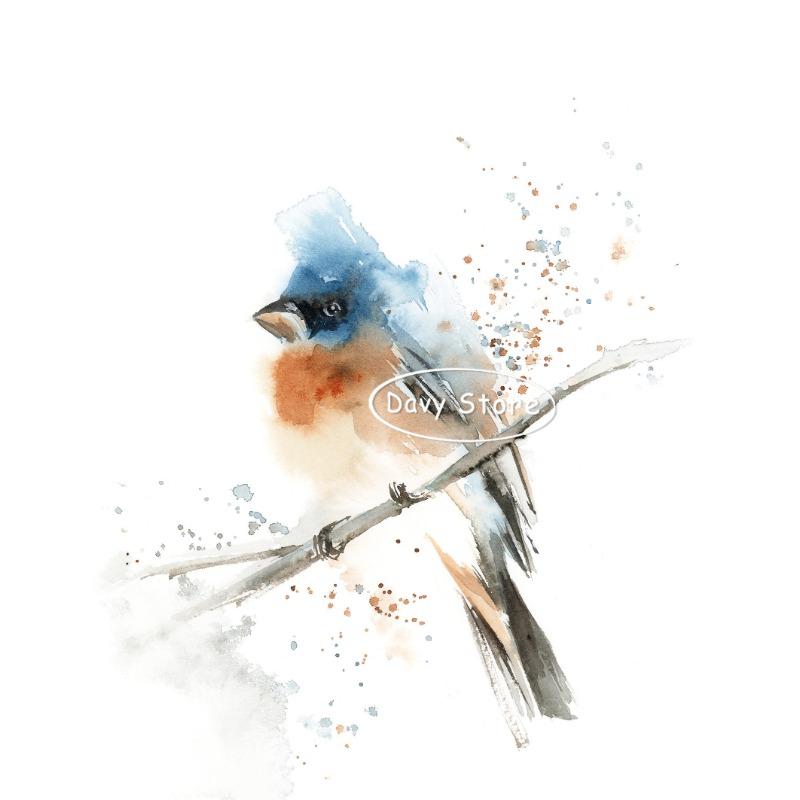 Bird Watercolor Artwork Posters and Prints Canvas Painting Birds Animal Wall Art Pictures for Farmhouse Room Home Decoration