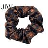Soft Elastic Ponytail Holders Halloween Hair Ties, High Elasticity Scrunchies, Stretchy Bands with Ghost Witch Accessories Hat Bat Spider Web