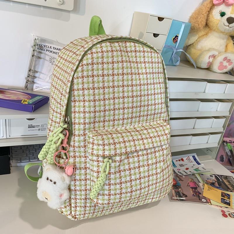 School Bag, Girl Style, Junior High School, High School Students, Large-capacity Backpack, Simple, Middle School Students, Small Fresh Backpack