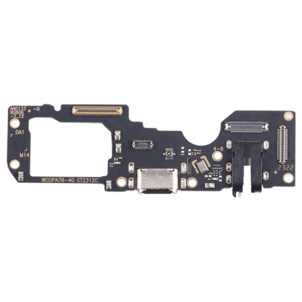 Pro Oppo A78 4G Dokovací konektor Nabíjecí port Flex kabel Náhradní díl (Bez loga)