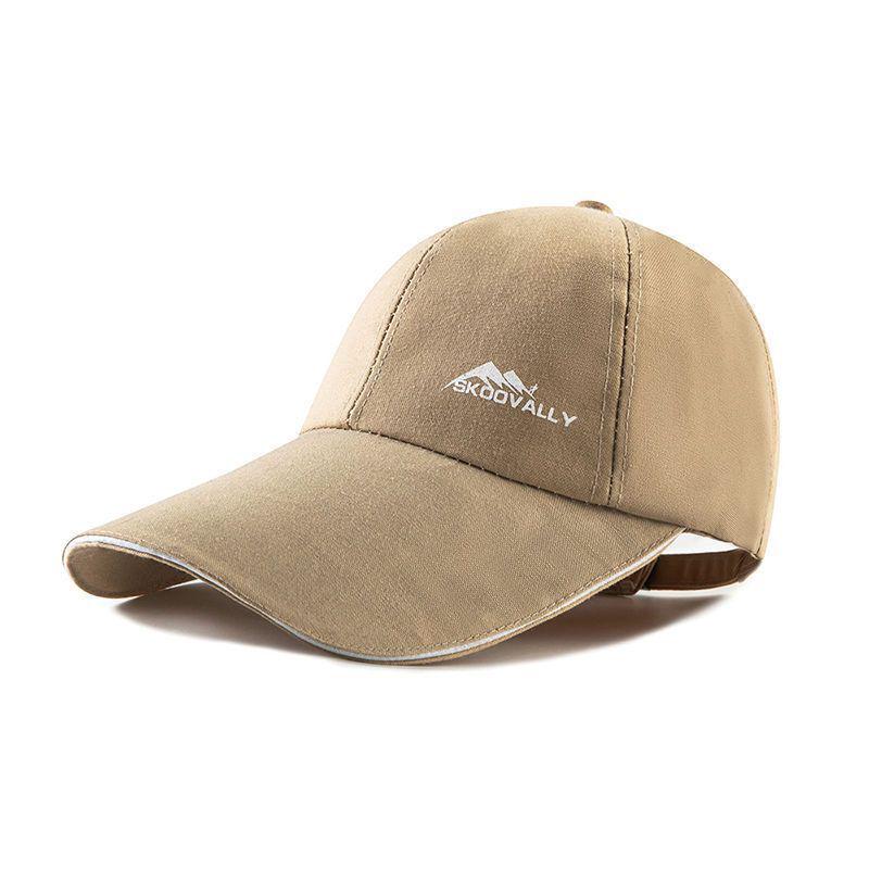 

Men s Spring/Autumn Duckbill Baseball Cap with Extended Brim - Casual Outdoor Sunshade Fishing Hat Adjustable