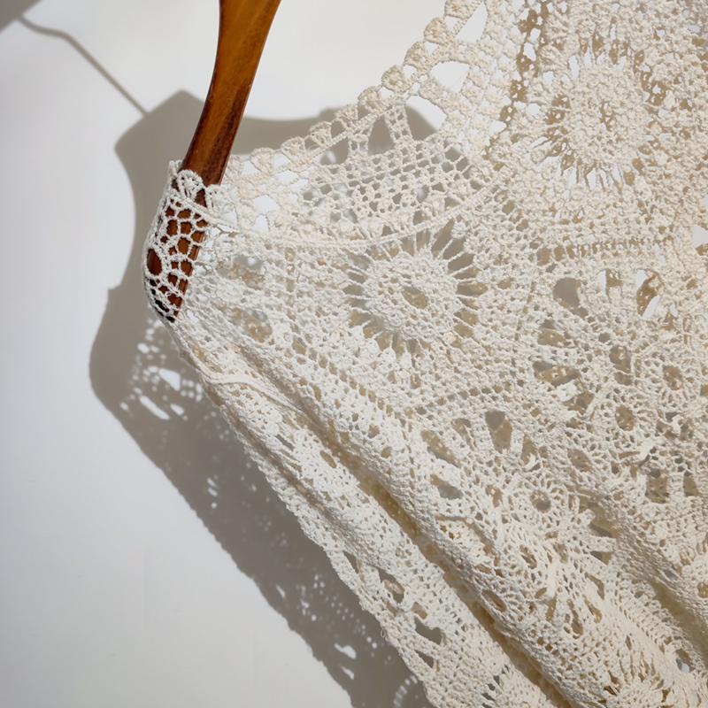 Dimanaf New Summer 2025 Women T-Shirt Bat Sleeve Basic Fashion Tops Lace Tees Casual Loose White Tees