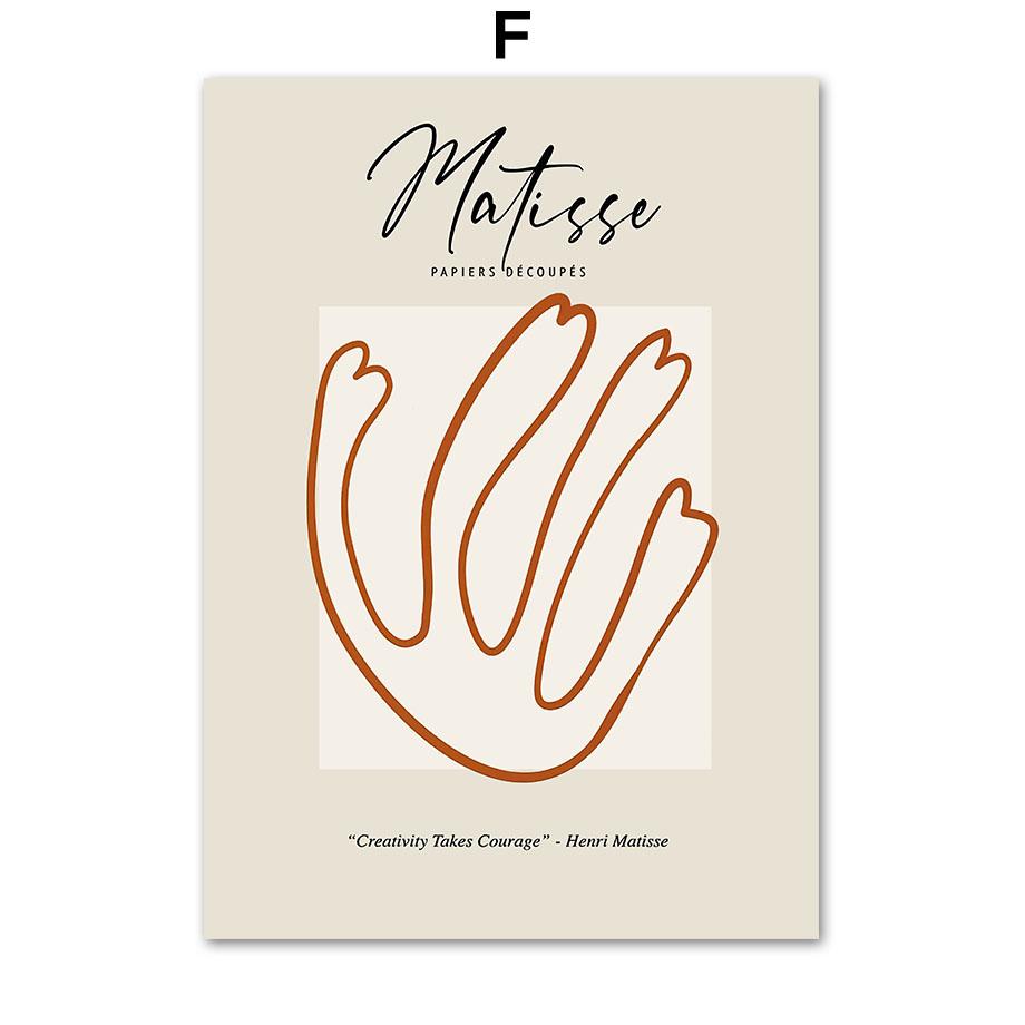 Abstraktní minimalistický Henri Matisse Line Girl Face Wall Art Malba na plátně Plakáty a tisky Nástěnné obrazy pro výzdobu obývacího pokoje