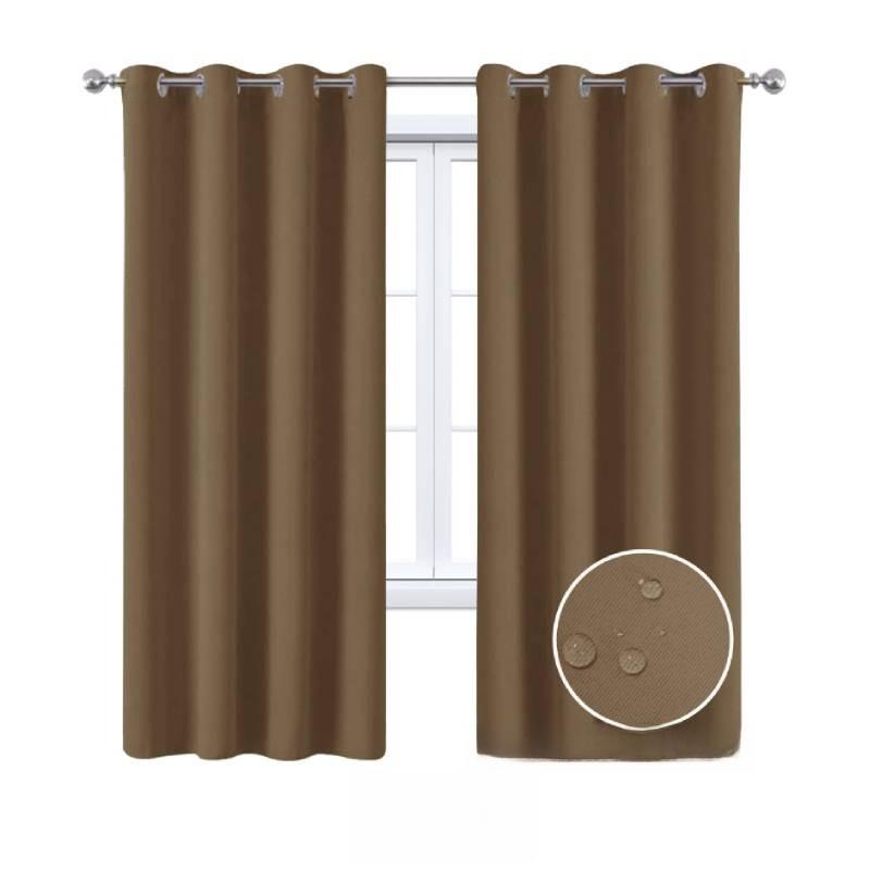 Nordics Full Blackout Solid Color Curtain With Polyester Fabric For Living Room And Bedroom Windows