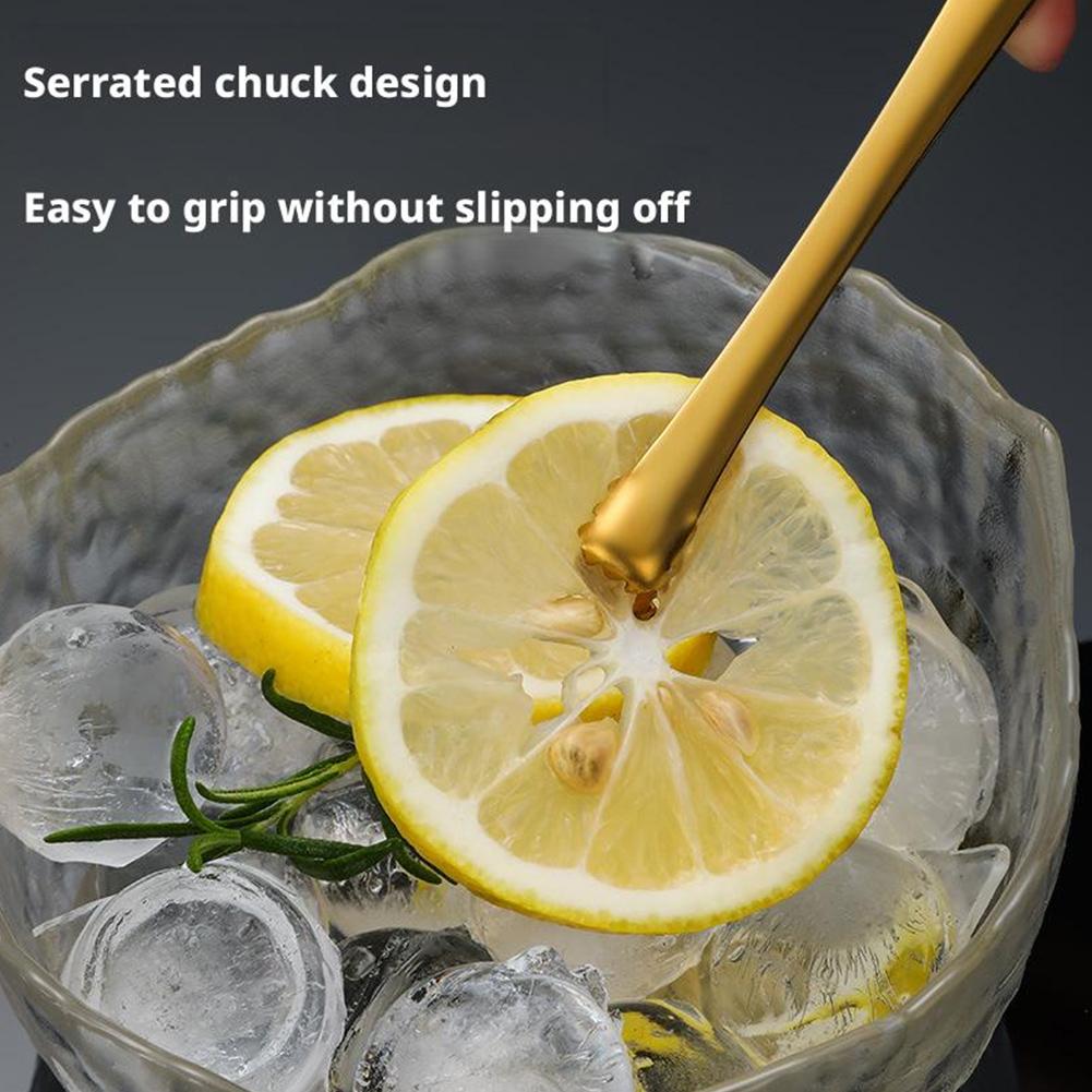 Steel Kitchen Food Tongs Non-Slip Ice Clip With Teeth BBQ Pastry Baking Clamp Tools Kitchenware Cooking Utensils