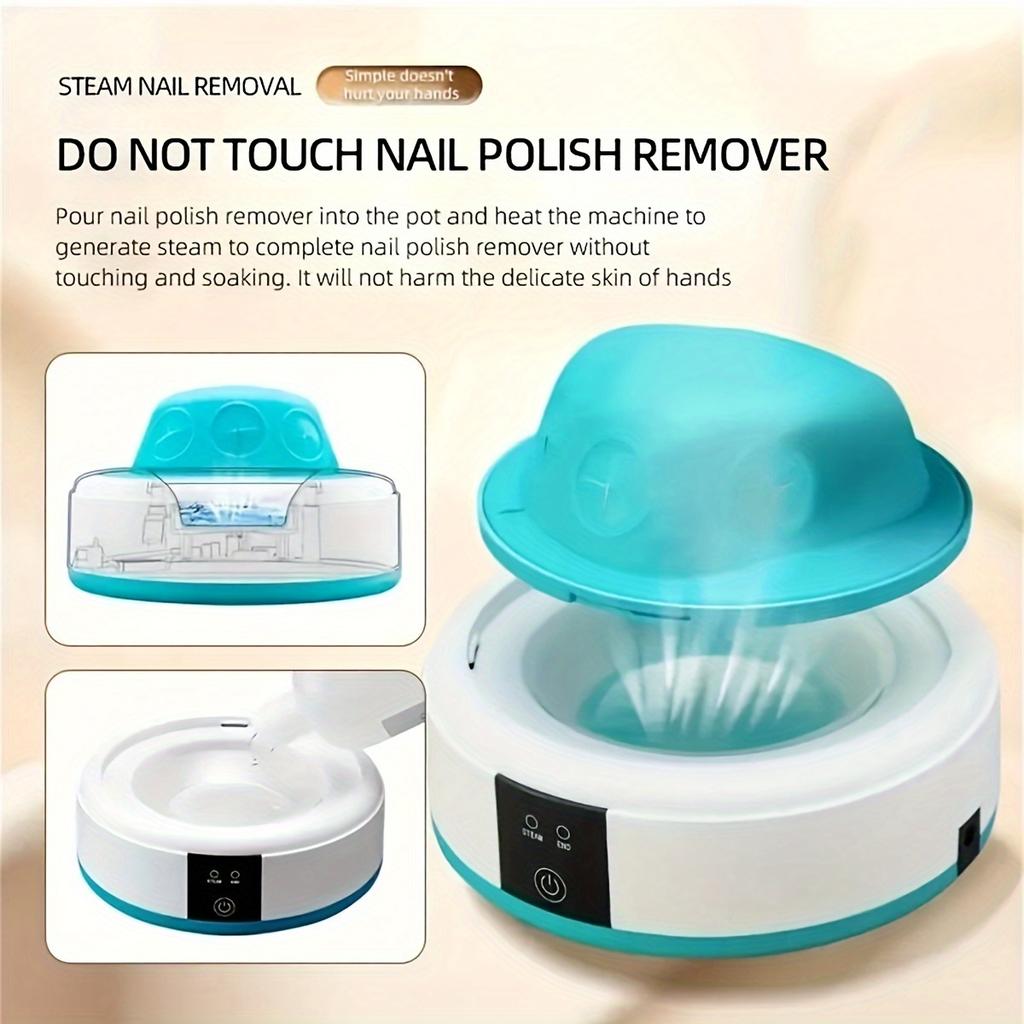 Nail Steam Remover, Fast Nail Removal and Does Not Hurt the Nails, Easy To Remove Nail Polish, Time-saving Fast and Easy To Operate