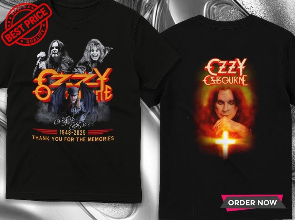 

Ozzy Osbourne Thanks You For The Memories 19482025 TShirt Unisex T-Shirt XXL