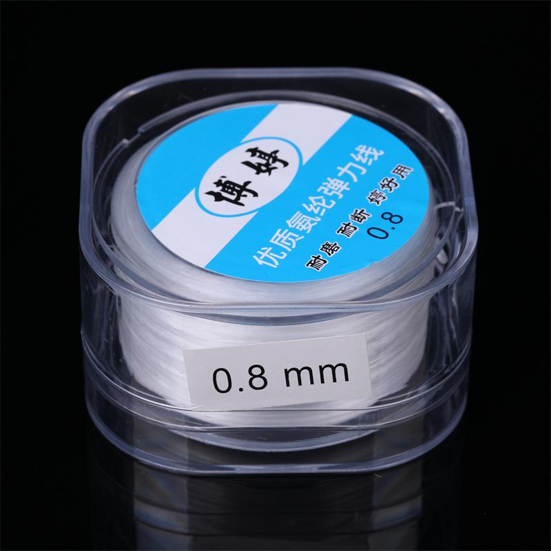 Высокоэластичный износостойкий плоский эластичный шнур для ручного изготовления браслетов Wenwan, хрустальных браслетов и DIY-бисероплетения