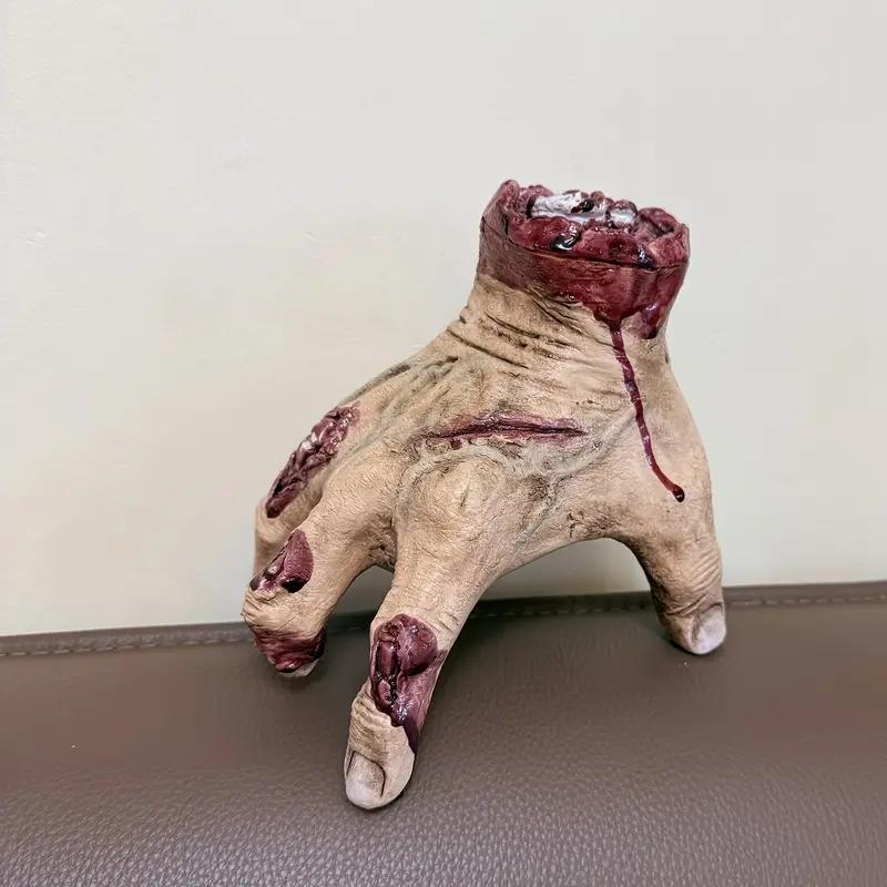 Halloween Animatronics Crawling Hand Decorations, Sound Activated With Creepy Sound, Scary Motion Haunted House Holiday Severed Hand Decor Horror Prop