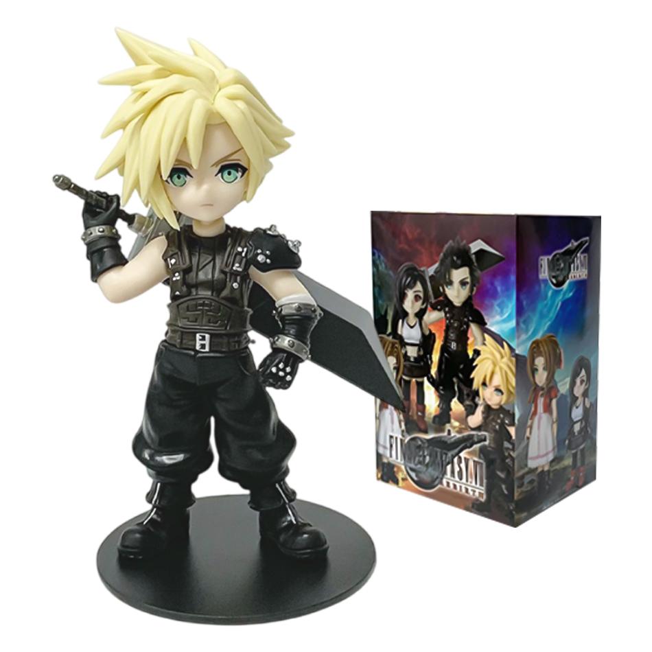 

Anime 11-12cm Cloud Strife Tifa Lockhart Aerith Gainsborough Zack·Fair Figure Model PVC Toy Desktop Collection Accessories Gift